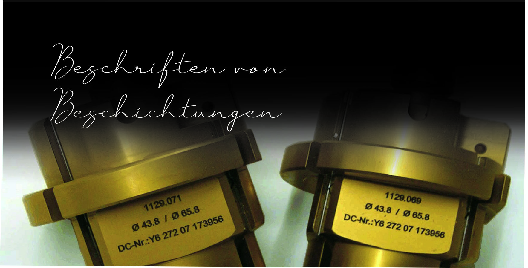 beschichtung beschriften